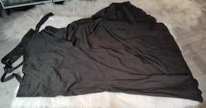 Celmia Collection Black LONG Ruffle Sway Skirt 2XL-5XL