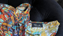 Load image into Gallery viewer, Bali Tropical Ruffle Tunic Blouse Top LG
