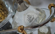 Load image into Gallery viewer, Vintage Crystal Bling Bowring Candle Holders x2
