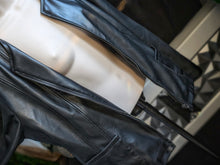 Load image into Gallery viewer, Tres You Black Sleek &amp; Slimming Pu Leather Jacket XL
