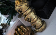 Load image into Gallery viewer, Gold &quot;Hear, See, Speak No Evil&quot; Buddha Statue
