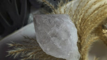 Load image into Gallery viewer, 5&quot; Clear Amethyst Quartz Crystal Point on Stand
