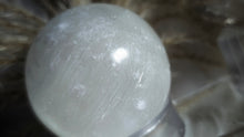 Load image into Gallery viewer, 2.5&quot; Selenite Crystal Sphere with Stand
