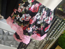 Load image into Gallery viewer, Secret Treasures Floral Lace Cambodia Silk Chemise Shorts MD
