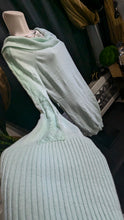 Load image into Gallery viewer, Candie&#39;s Mint Green Lace Accent Cowl Neck Sweater XL
