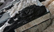 Load image into Gallery viewer, Custom Made Mirror Jewelry Box with Lace Mermaid &amp; Accents
