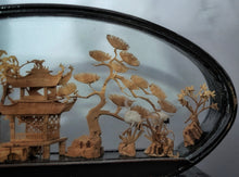 Load image into Gallery viewer, Vintage Handmade Asian Cork &amp; Crane Art 3pcs
