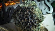 Load image into Gallery viewer, 8&quot; Electroplated Pyrite Crystal Cluster on Stand
