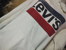 Load image into Gallery viewer, Levi&#39;s Women Ivory White Graphic Logo Hoodie XS
