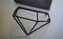 Load image into Gallery viewer, Metal Diamond Wall Art w/ Artificial Plant

