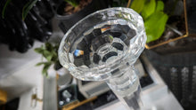 Load image into Gallery viewer, Tall Crystal Candle Holder &amp; Mini Gold Triangular Terrarium
