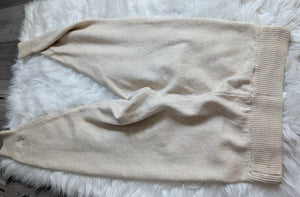 H&M Tan Sweater Knit Pants MD-LG