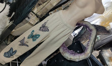 Load image into Gallery viewer, Wild Fable Ivory Butterfly Sweat Pants Joggers MD
