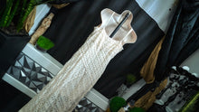 Load image into Gallery viewer, Le Chateau Bone Ivory Lace Mesh Knit Maxi Dress XXL
