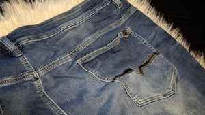 Buffalo Men's Dark Blue Denim Jeans 48x32