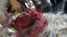 Load image into Gallery viewer, Plastic Moss Dome w/ Dyed Red Amethyst
