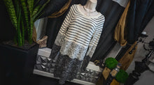 Load image into Gallery viewer, Roxy Striped Long Knit Sweater Dress XL
