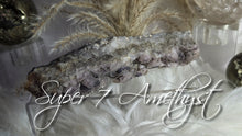 Load image into Gallery viewer, 5&quot; Druzy Super 7 Amethyst Crystal Cluster
