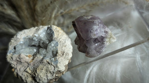 Thunder Bay Amethyst Crystal Clusters 2pcs