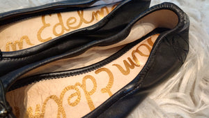 Sam Edelman Black Ballet Flats sz8