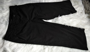 Sandro Sportswear Black Capri Trouser Pants sz10