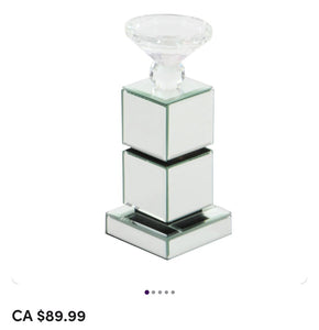 Luxury Mirror Candle Holder or Display Stand