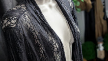 Load image into Gallery viewer, Black Lace New Woman Design Cardigan XL-1X
