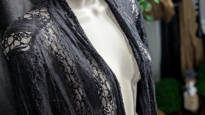 Black Lace New Woman Design Cardigan XL-1X