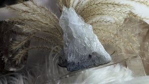 3" Clear Prasiolite Amethyst Quartz Crystal