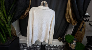 Lord & Taylor Ivory Cashmere Cardigan SM