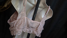 Load image into Gallery viewer, Ashley Graham Lace Accent Dusty Pink Bralette XL-2XL
