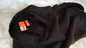 Joe Fresh Black Blingy Sequin Infinity Scarf