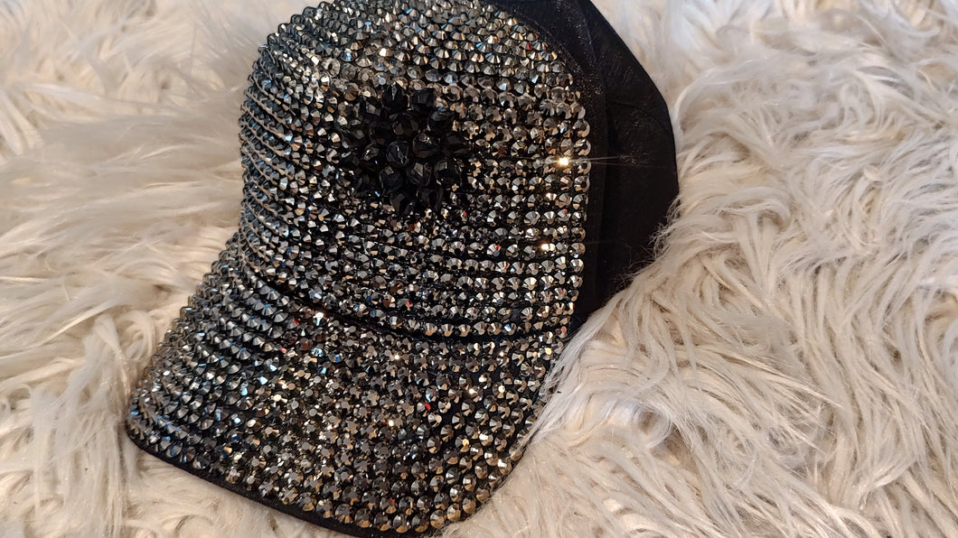 Chrome Stud Spike Adjustable Snapback Trucker Hat