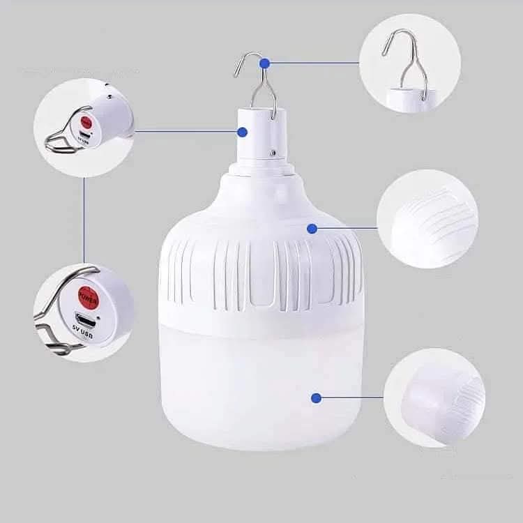 Lamp OR Emergency Usb Rechargeable Light Bulbs (4pk)