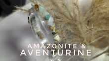 Load image into Gallery viewer, Amazonite &amp; Aventurine Crystal Chip Bracelet
