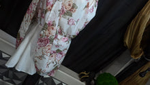 Load image into Gallery viewer, Emi &amp; Joe Floral Rose Surplice Blouse MD
