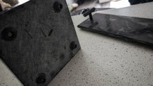 Load image into Gallery viewer, Luxe Habitat Black Marble Tray &amp; Stand Set
