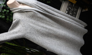 "If it Were Me" Grey Asymmetrical Cardigan Sweater LG-XL