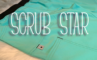 Scrubstar Dark Minty Green Medical Scrub Pants LG