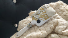 Load image into Gallery viewer, Custom Made Lace &amp; Seashell Hair Brush
