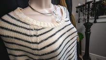 Load image into Gallery viewer, Roxy Striped Long Knit Sweater Dress XL
