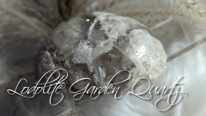 3" Lodolite Phantom Garden Quartz Crystal Stone