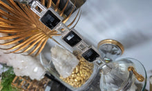 Load image into Gallery viewer, Vintage Crystal Bling Bowring Candle Holders x2

