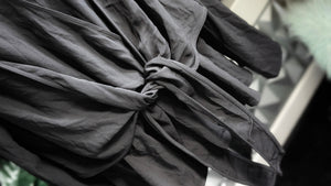 Monroe & Main Black Kimono Wrap Blouse XL