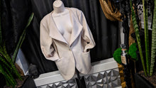 Load image into Gallery viewer, Shein Tan Fleece Blazer Jacket XL
