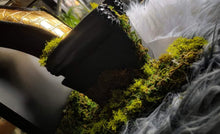 Load image into Gallery viewer, Black &amp; Gold Moss Chair on Wall Display Shelf
