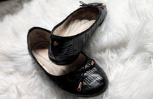 Load image into Gallery viewer, Danskin &quot;Adore&quot; Vegan Black Ballet Flats sz8.5
