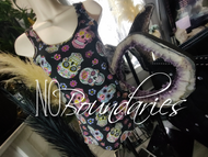 No Boundaries Sugar Skull Tank Top SM