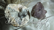 Thunder Bay Amethyst Crystal Clusters 2pcs