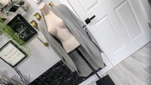 Load image into Gallery viewer, Design Lab Grey Ribbed Cardigan 2XL NWT
